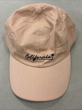 California Embroidered Beige Baseball Cap New Without Tags